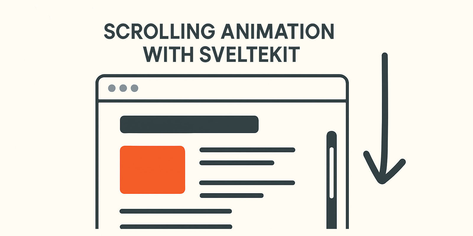 Scrolling animation with SvelteKit